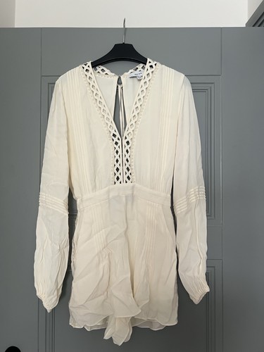 Reiss cream jumpsuit - cream, playsuit