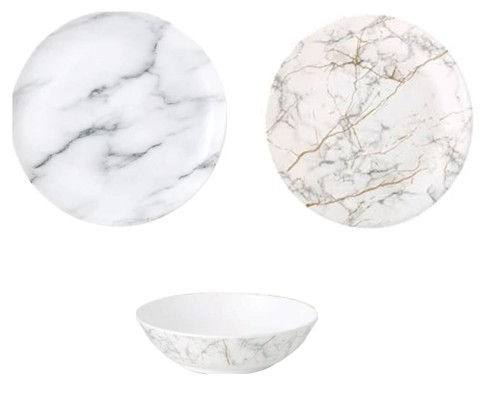 Melamine dinner plates - &, soup