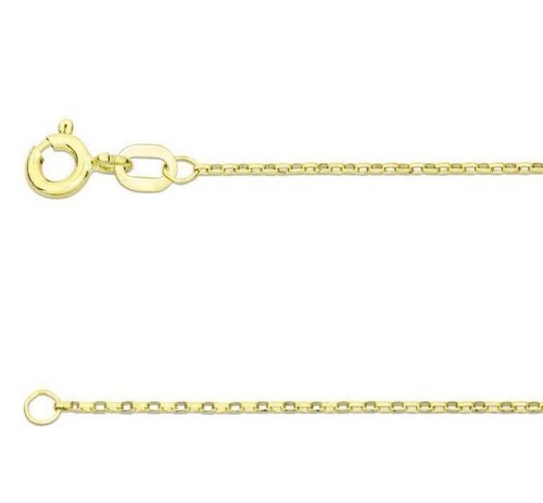 9ct gold belcher chain 18 - belcher, 18"