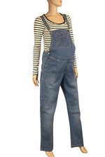 Ladies Women Maternity  Dungarees Stretch Denim Extra Comfort Mum 2 Be size 8-24