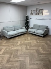 Grey Dunelm Beatrice 3 & 2 Seater Sofas - Delivery Available