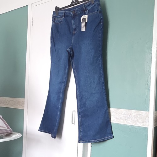 Women flared jeans - jeans, blue