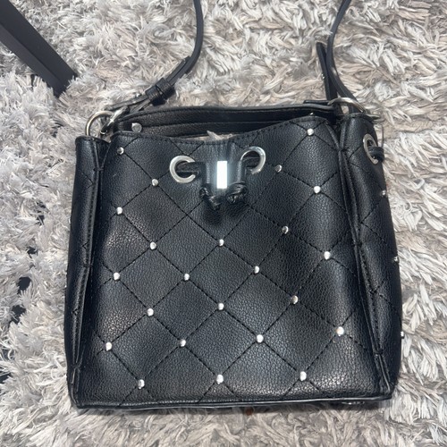 Zara black faux - black, bucket