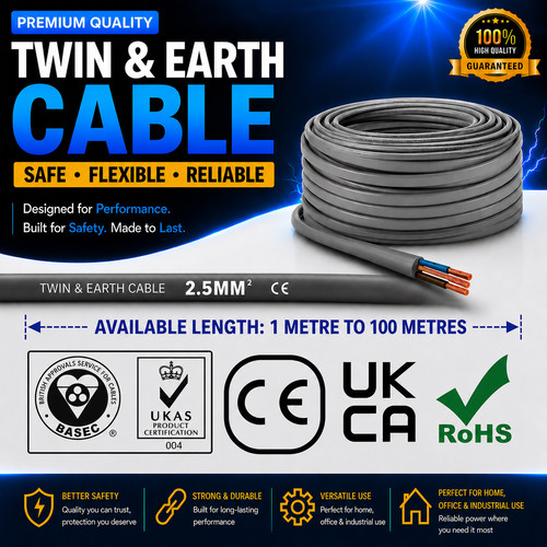 5mm twin and - 2.5mm, quality