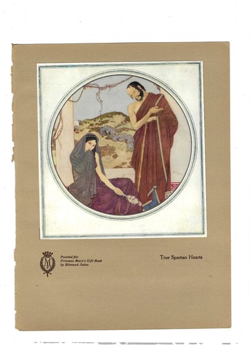 Antique colour print edmund - antique,