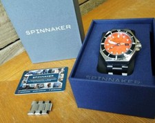 Spinnaker Dumas Tangerine 300m Dive Watch SP-5081 Seiko NH35 Automatic Movement 