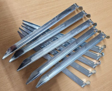 Metal Tent Peg 22cm Long  V’ shaped galvanised steel pegs x 20 Per Pack