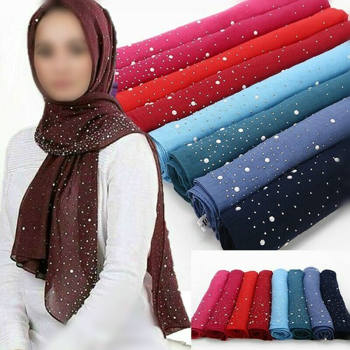 Women ladies scarf with bead - women,