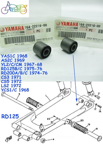 Yamaha yas1 rd125 rd200 ycs1 - rd200,