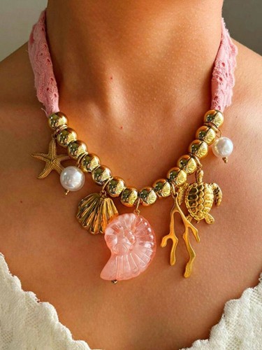 Coastal charm gold plated - gold,