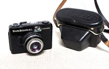 Vintage BOOTS BEIRETTE BL 35mm film viewfinder camera with case lomo retro
