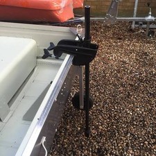 Transom Removable Transducer Mounting Bracket Pole Clamp Fishfinder Echo Sounder