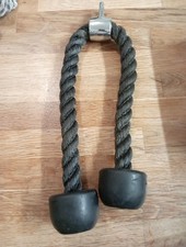 Tricep Rope Push Pull Down Press Cable Attachment for Gym Bodybuilding