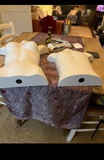 mannequin half body , white , good condition . 