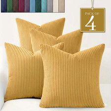 Velvet filled cushions - filled, or