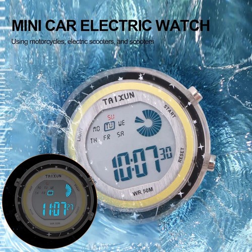 Motorcycle digital clock - motorcycle,