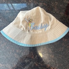Walt Disney World Women's Bucket Hat Vtg Y2K 90's Tinkerbell Glitter Sassy🩵
