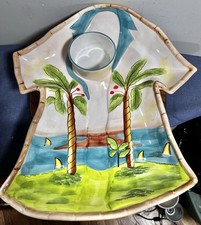 Vtg Chip And Dip Set Hawaiian