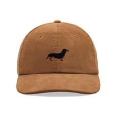 Dachshund Sausage Dog Corduroy Baseball Cap Vintage Unisex Dad Hat Funny Animal