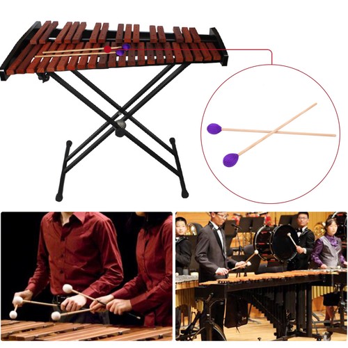 Purple pair marimba stick - purple,