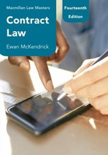 Contract Law Paperback Ewan