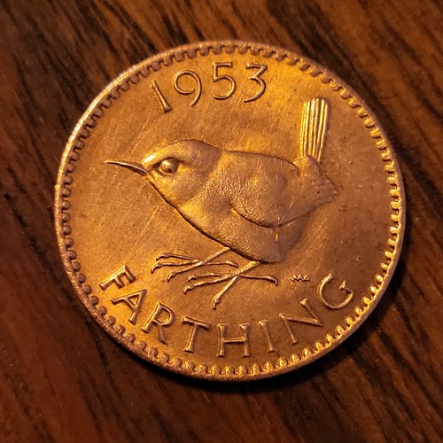 1953 qeii farthing - 🇬🇧,
