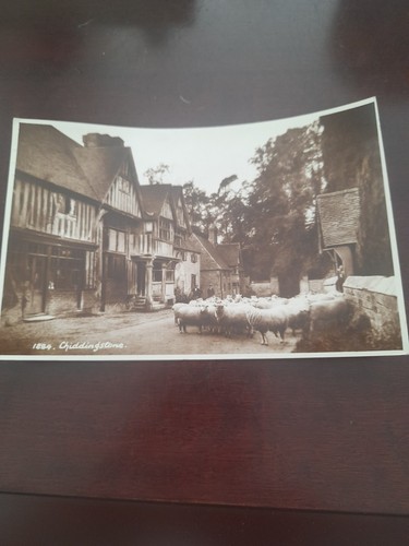 Old postcard chiddingstone - chiddingstone, rp