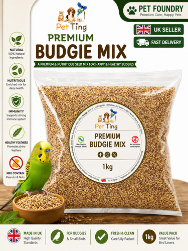 Premium budgie food mix 1kg - premium,