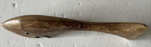 Vintage wooden fish shaped - vintage,