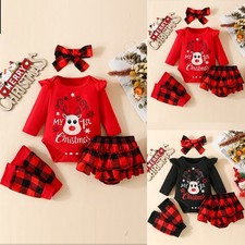 4PCS My 1st Christmas Baby