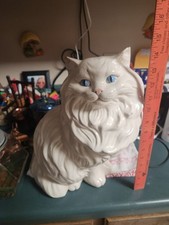 large vintage white persian