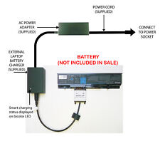 External Laptop Battery Charger for Dell Studio 1535 1537 1555 1558, WU946 MT264
