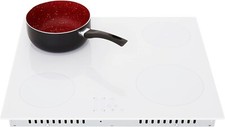 TCH602WH Ceramic Hob 4 Zones Touch Controls Timer 9 Heat Child Lock - White