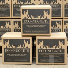 BRIQUETTES Stove Firepit Fuel Mainly Hardwood Logs Eco Nuggets Firewood 14.5kg