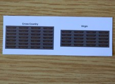 Destination displays for Bachmann Class 220 221 Voyager DMU N gauge