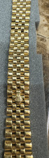 18K Yellow Gold Jubilee Watch Band For ladies Rolex Datejust