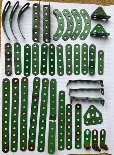 Meccano green plates - 40, x