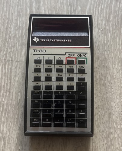 Vtg texas instruments - instruments, ti-33