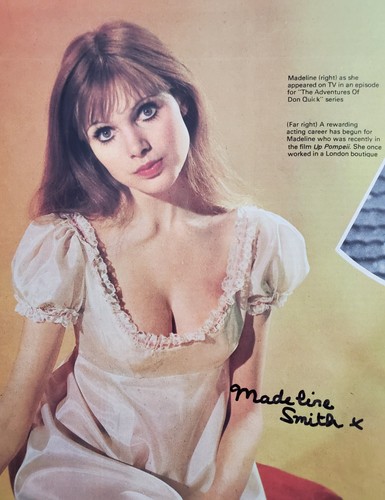 Madeline smith autographed - madeline,