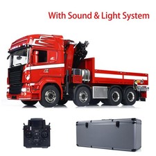 8x8 Metal Hydraulic RC Crane Car 1/14 R620 Remote Control Tractor Truck Vehicle