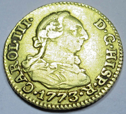 1773 spanish gold - 1773,