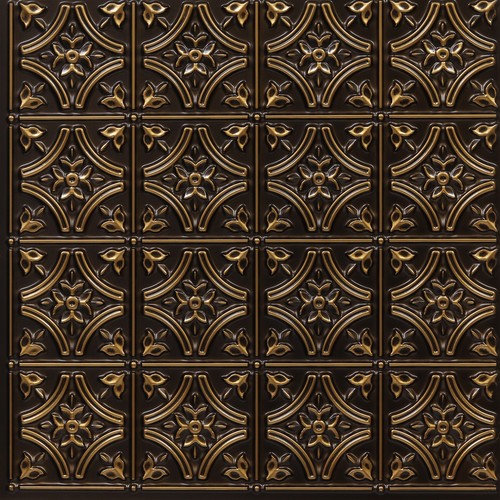 D150 antique gold pvc - antique,