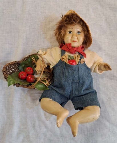 Vintage bisque porcelain doll - vintage,