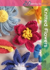 Knit knitted flowers - 20, knit: