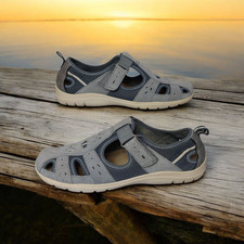 Earth Spirit Grey Leather Deck Shoes UK Ladies 7