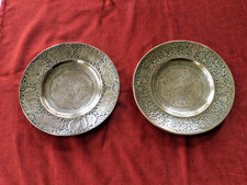 Very old pair heavy brass - of,