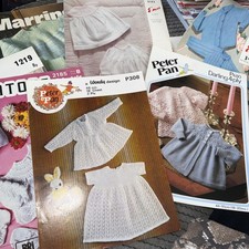 10 vintage baby knitting