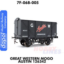 GWR MOGO ALVIS 126342 WEATHERED Van O gauge wagon 1:43.5 Dapol 7F-068-005