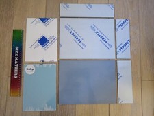 3mm perspex acrylic pieces scraps bundle clear + black + blue