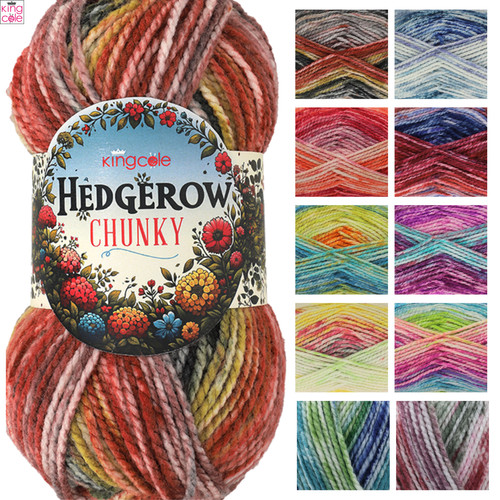 King cole hedgerow chunky 200g - king,